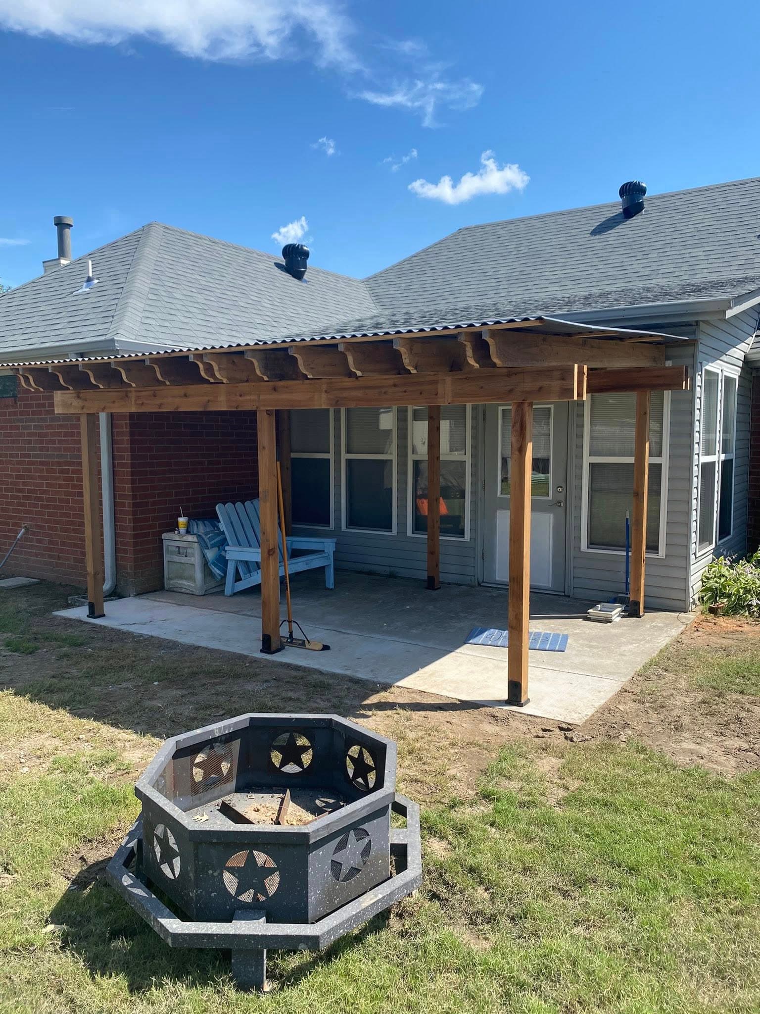 Stone patio